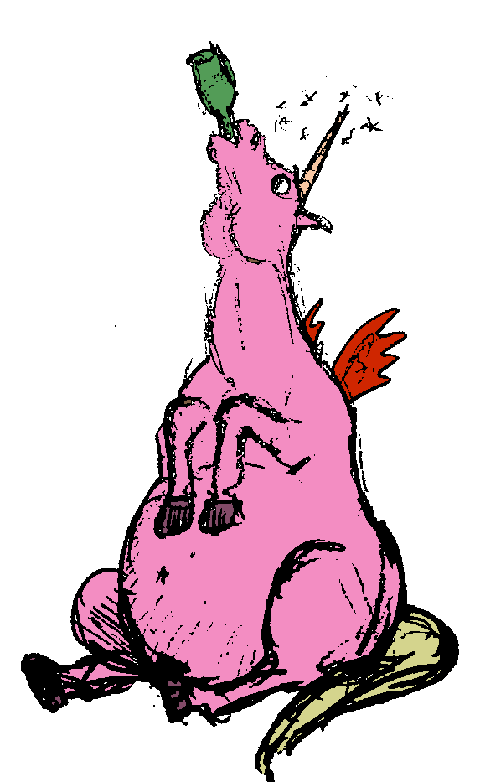 besoffenes Einhorn